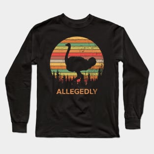 vintage allegedly Long Sleeve T-Shirt